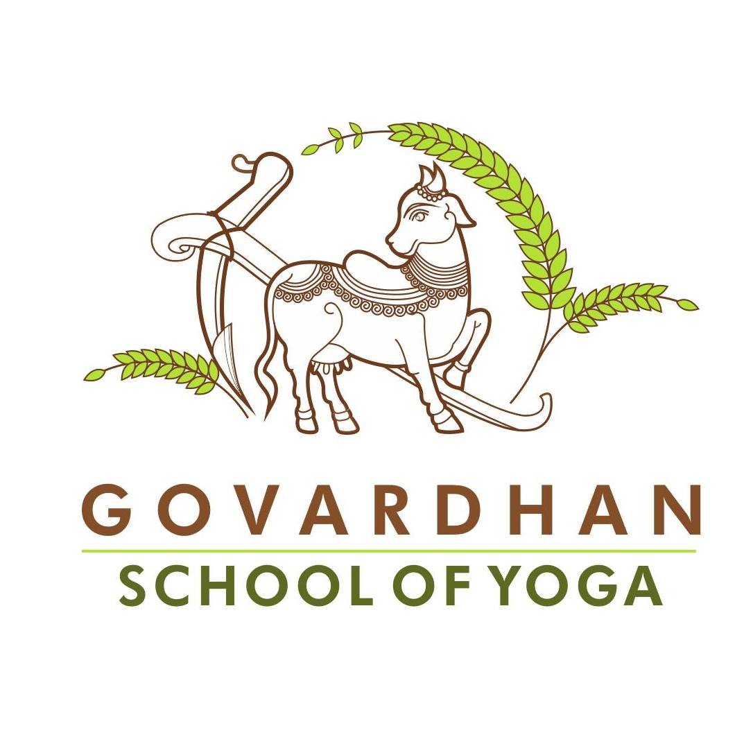 International Society for Krishna Consciousness (ISKCON\\\'s) Govardhan School of Yoga logo